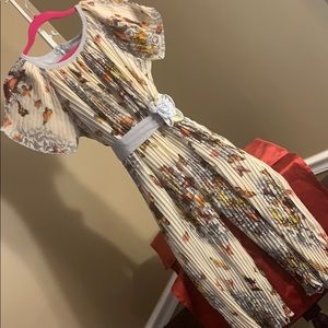 Little girls Couture jumper with butterflies